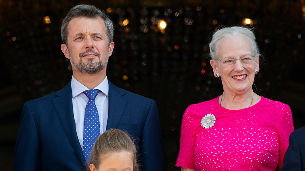 Kronprins Frederik og dronning Margrethe