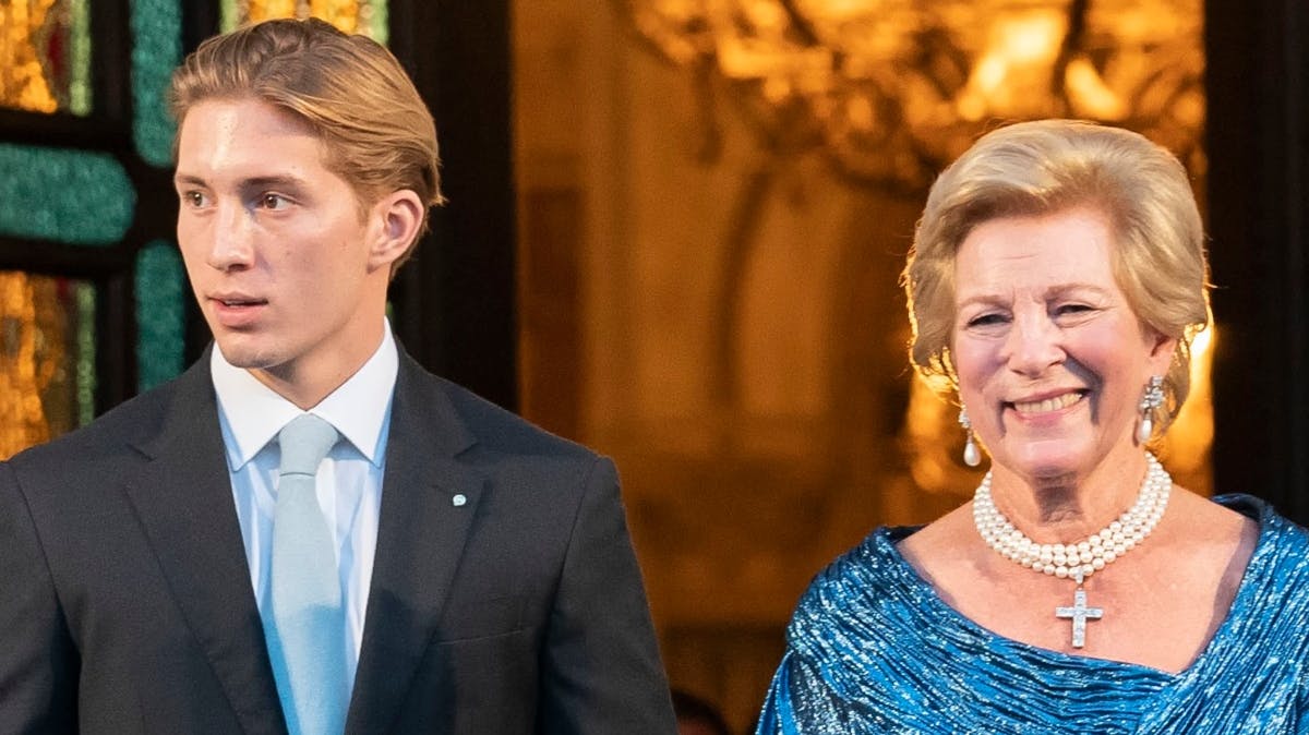 Prins Konstantin-Alexios og dronning Anne-Marie