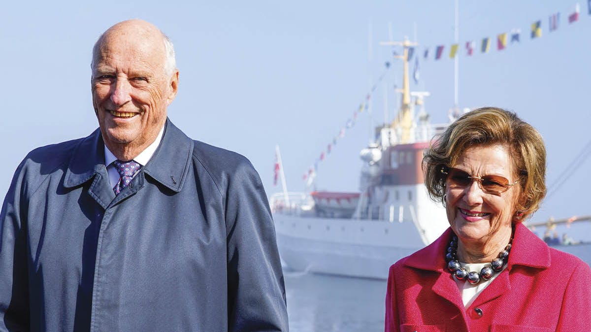 Kong Harald og dronning Sonja i 2022.
