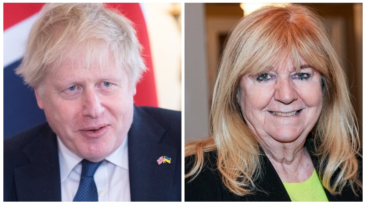 Boris Johnson og Ulla Terkelsen