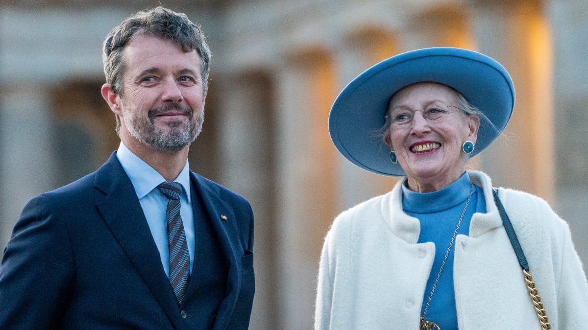 Kronprins Frederik og dronning Margrethe&nbsp;
