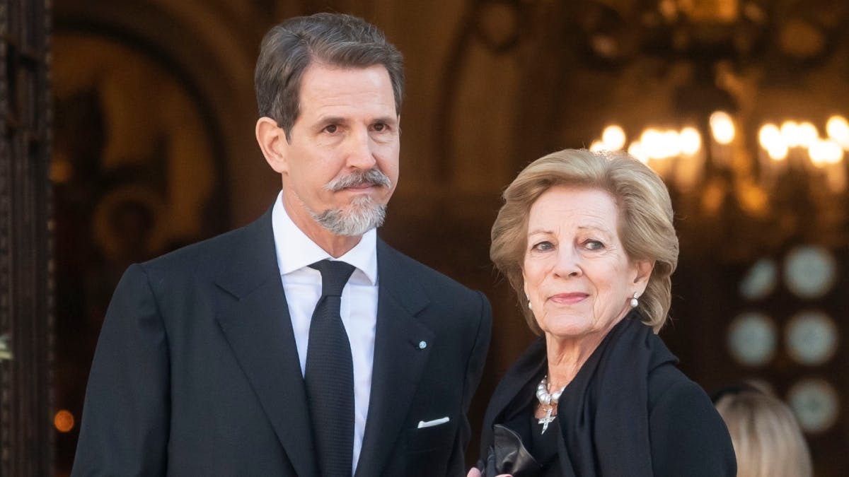 Kronprins Pavlos og dronning Anne-Marie&nbsp;