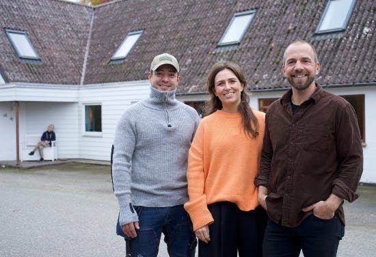 "I hus til halsen" på Langeland. 