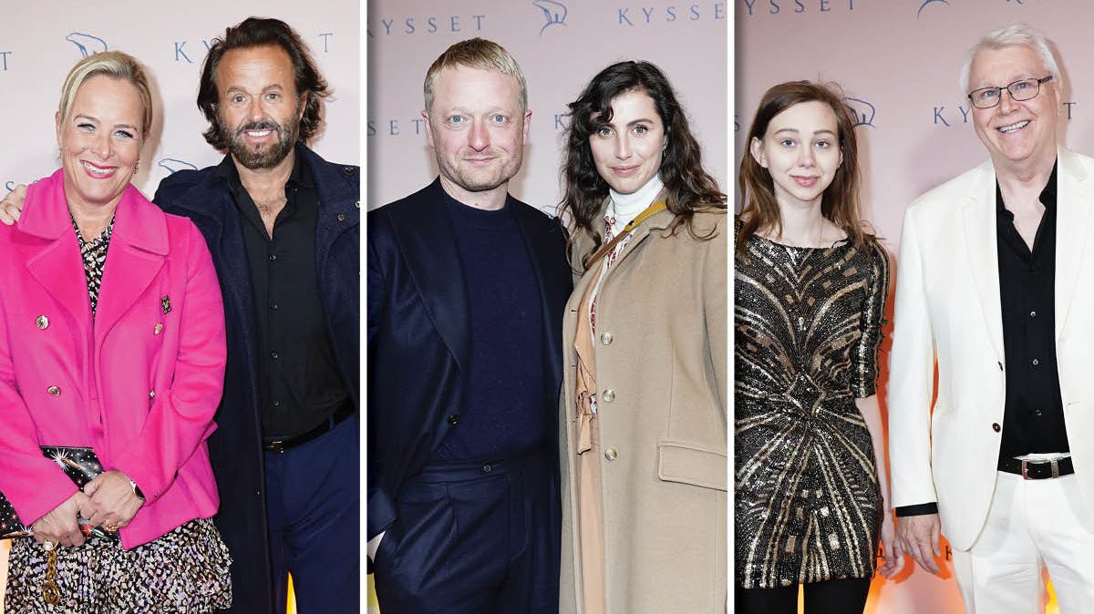 Gallapremiere på "Kysset" i Imperial. 