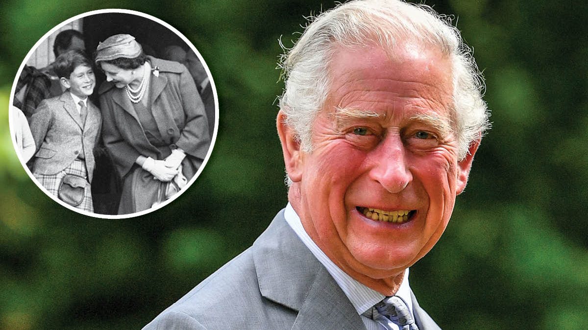 Kong Charles. Indsat: Charles med sin mormor, dronningemoderen.