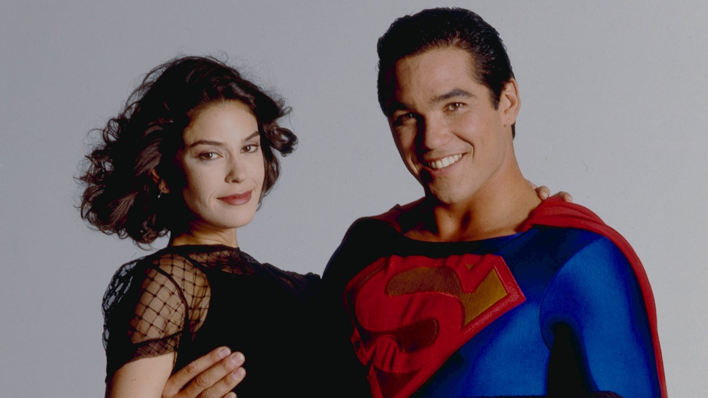 Lois Lane og Clark Kent i tv-serien ”Lois & Clark – Supermans nye eventyr”. 