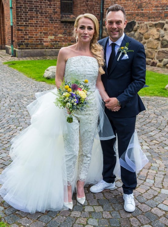 Christine Astrid Nielsen og Mikkel Schrøder blev gift i 2019. 