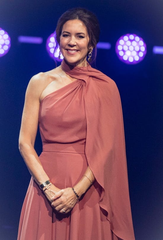 Kronprinsesse Mary til Kronprinsparrets priser 2019.