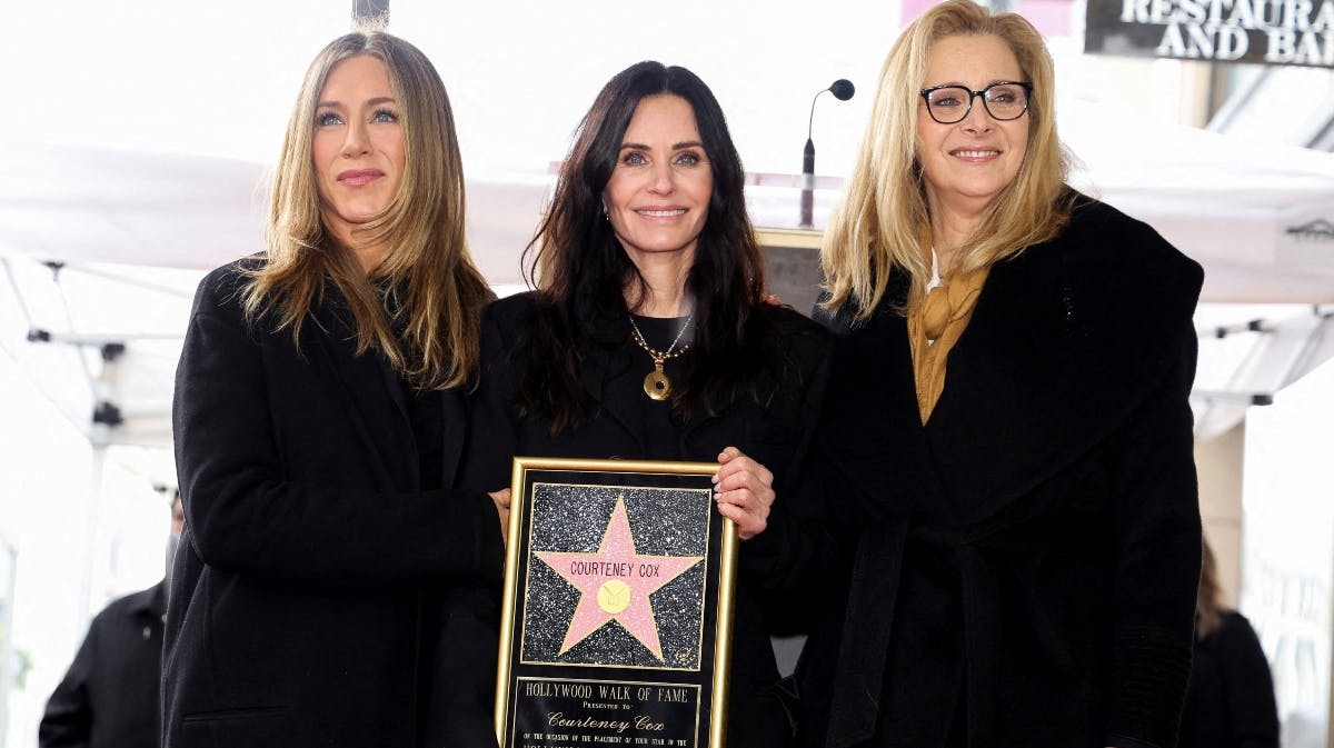 Jennifer Aniston, Courteney Cox og Lisa Kudrow. 