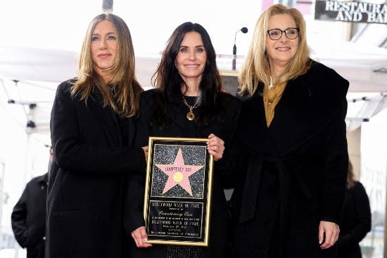Jennifer Aniston, Courteney Cox og Lisa Kudrow.
