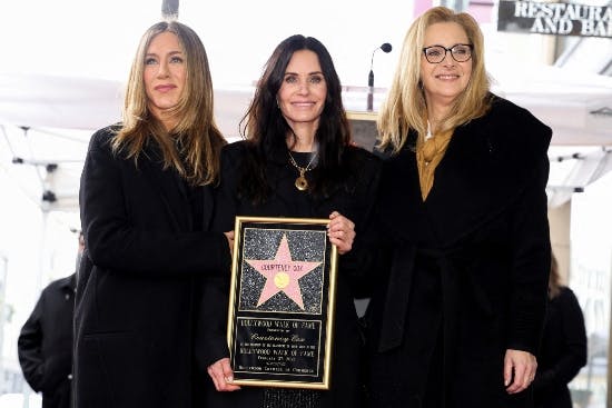 Jennifer Aniston, Courteney Cox og Lisa Kudrow. 