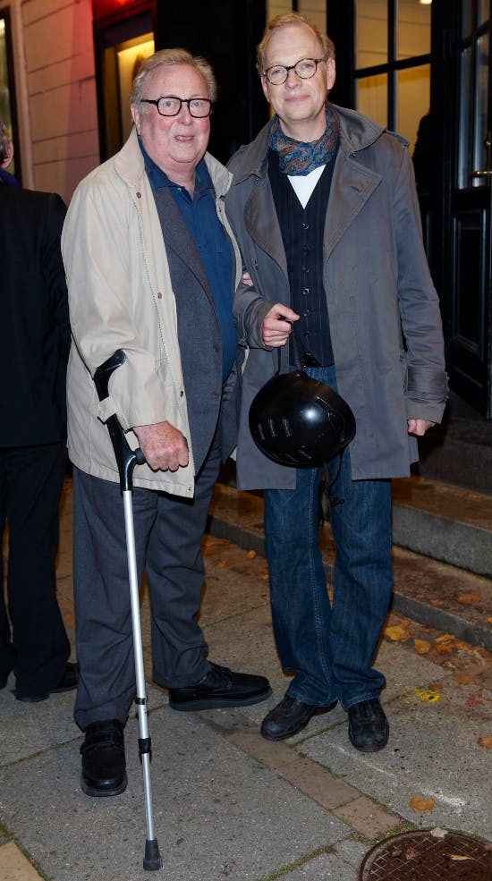 Henning Moritzen og sønnen Michael Moritzen i 2010. 