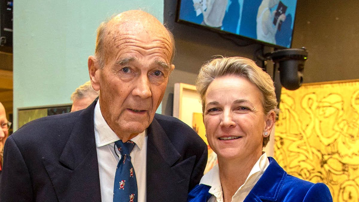 Jesper og Alexa Bruun Rasmussen.
