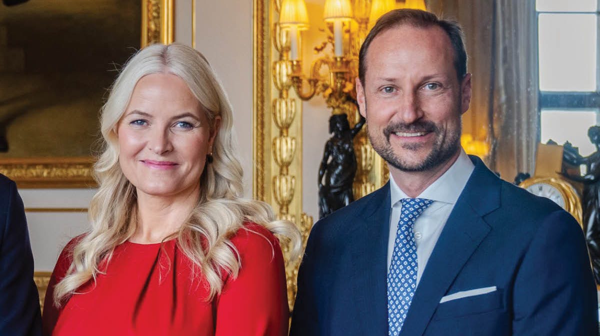 Kronprinsesse Mette-Marit og kronprins Haakon. 