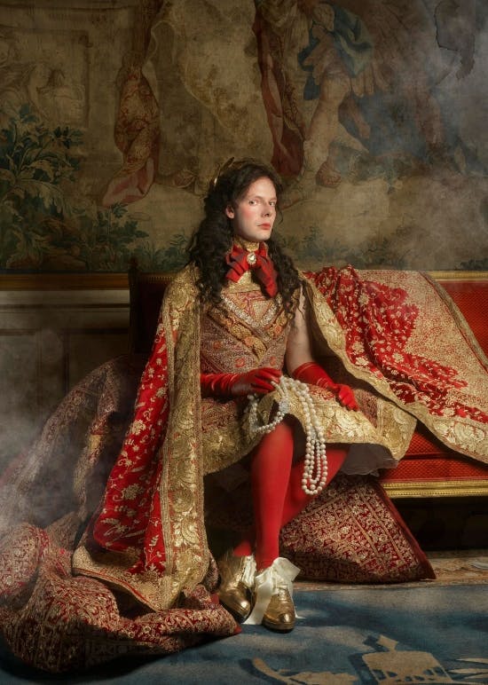 Marc Alexandre fra Det franske kulturinstitut som kongebroderen Phillippe.