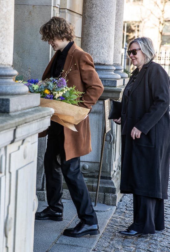 Britt Bendixens barnebarn Axel og Marianne Nybo 