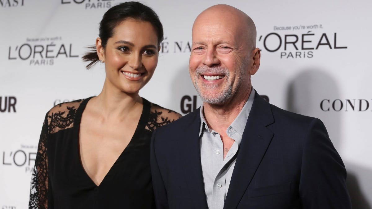 Emma Heming og Bruce Willis.