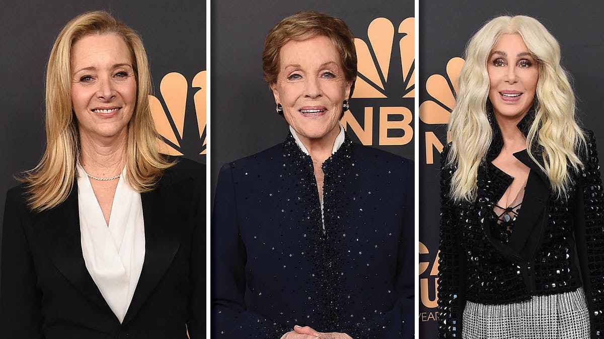 Lisa Kudrow, Julie Andrews, Cher.