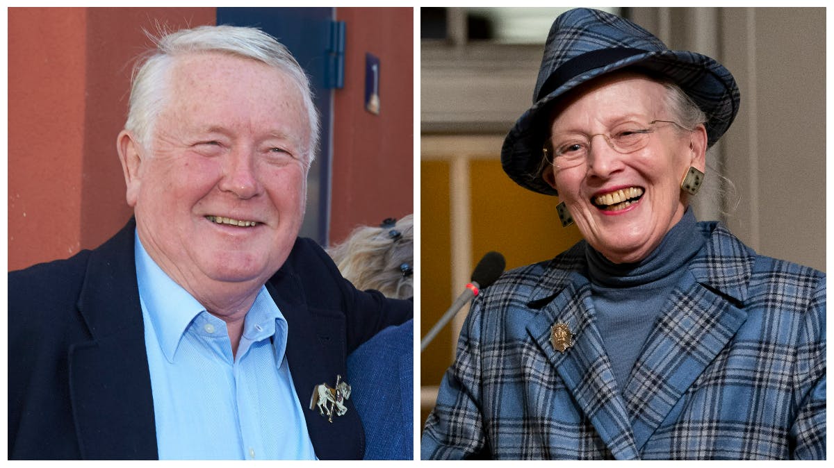 Torben Træsko/dronning Margrethe 