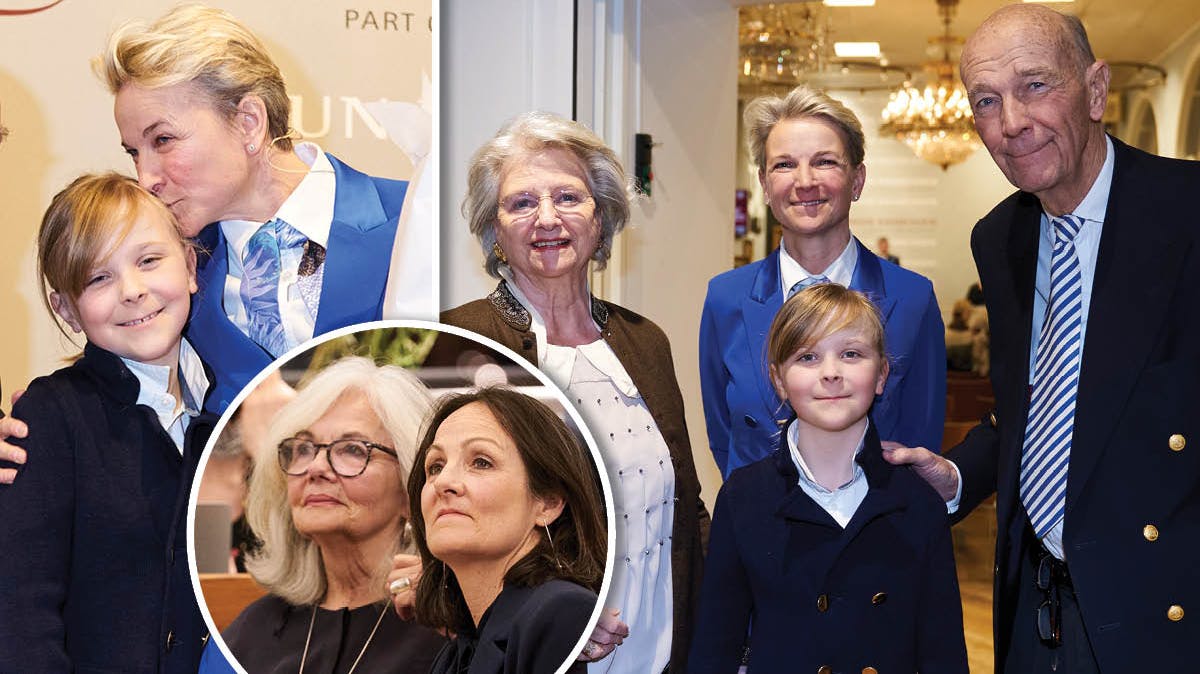 Familien støttede Alexa og Jesper Bruun Rasmussen til deres allersidste auktion. 