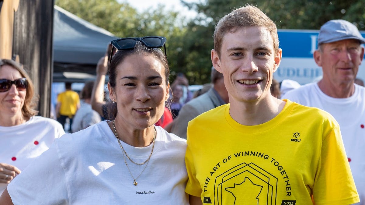 Trine Marie Hansen og Jonas Vingegaard