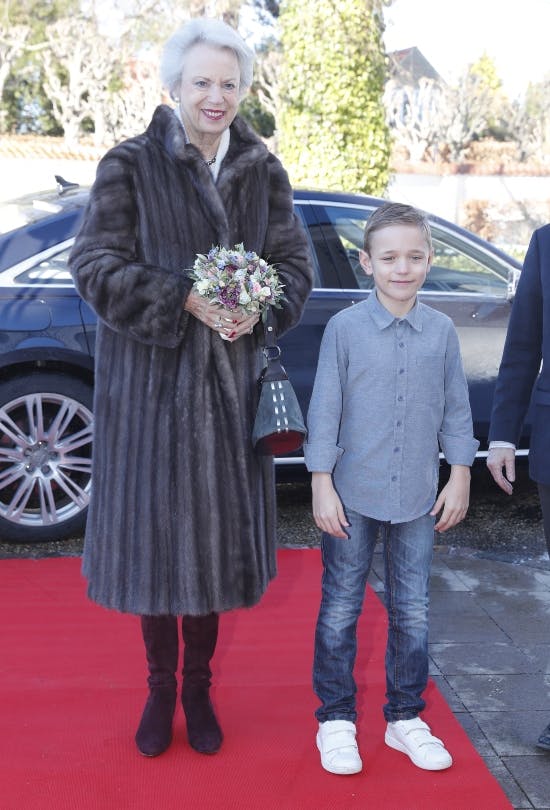 Prinsesse Benedikte og Elvis.