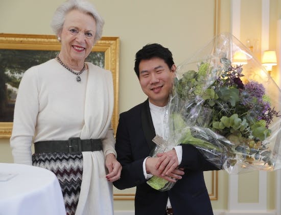 Prinsesse Benedikte og Jacob Nossell. 