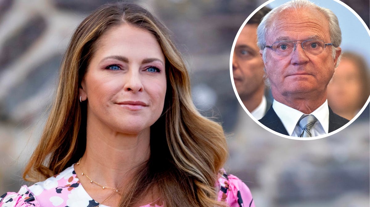 Prinsesse Madeleine og kong Carl Gustaf