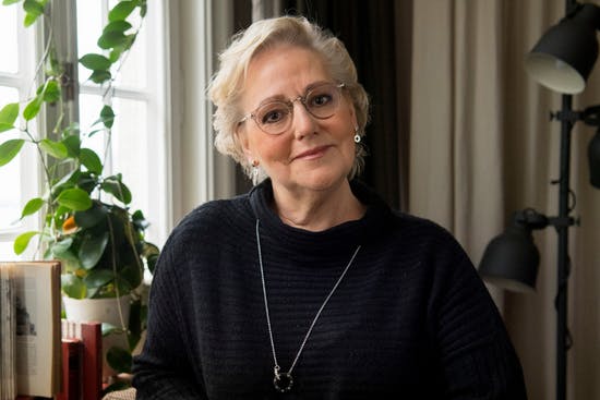 Skuespiller Lena T. Hansson blev gift med Peter Haber i 1990.