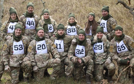 De 12 rekrutter i tredje sæson af "Stjerner i trøjen". 