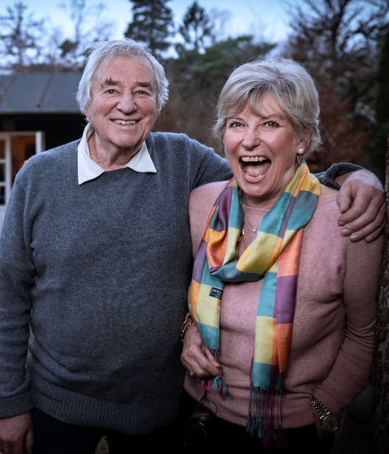 Ole Brøndum-Nielsen og Vivi Flindt i dag. 