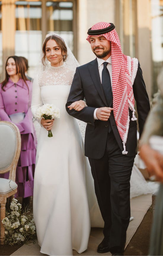 Prinsesse Iman og kronprins Hussein

