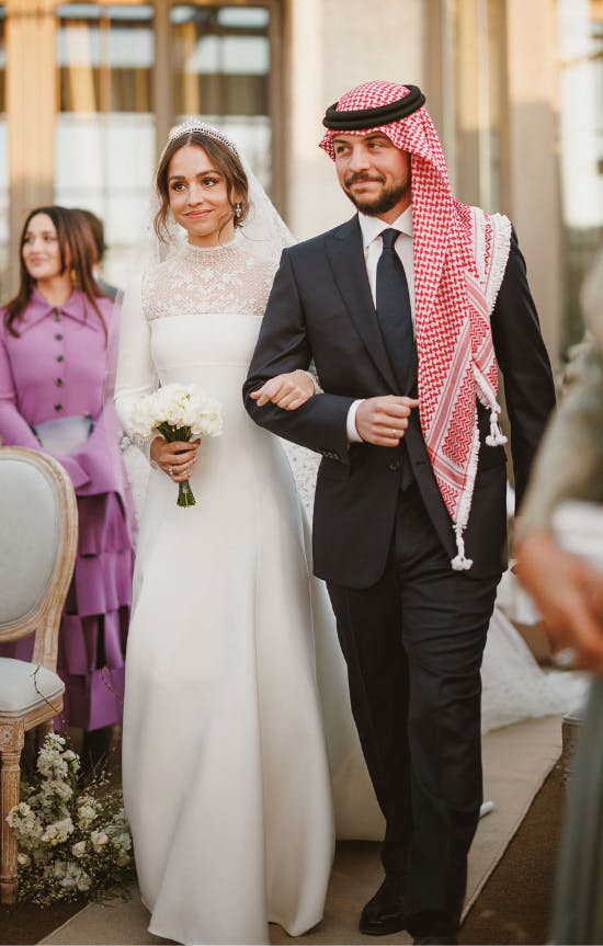 Prinsesse Iman og kronprins Hussein