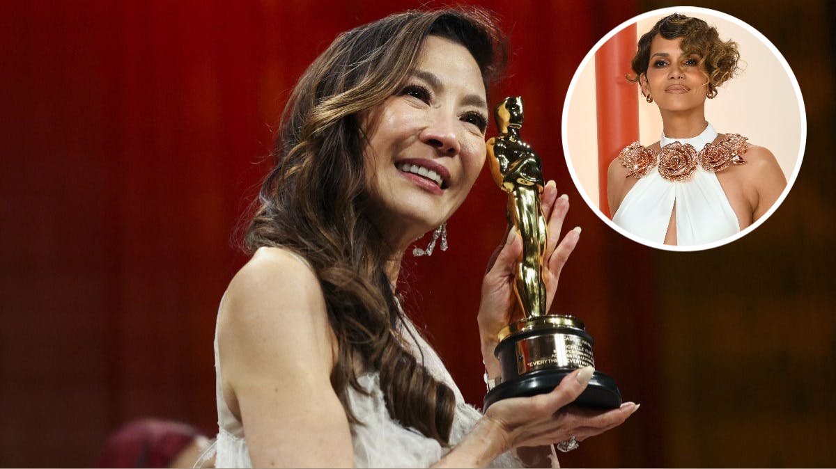 Michelle Yeoh og Halle Berry.