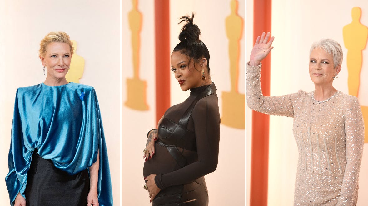 Cate Blanchett, Rihanna, Jamie Lee Curtis.
