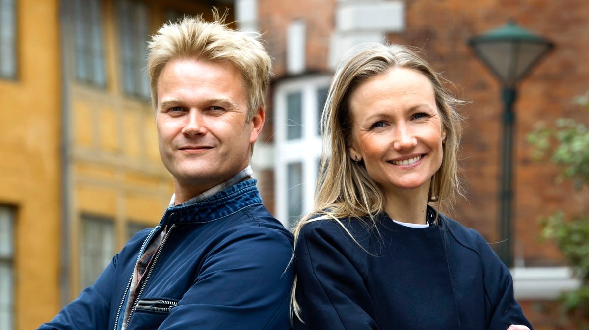 Christian Borregaard og Sara Lygum