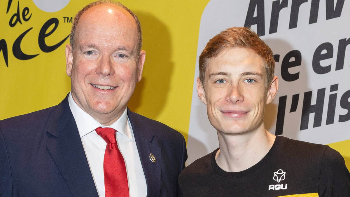Fyrst Albert og Jonas Vingegaard. 