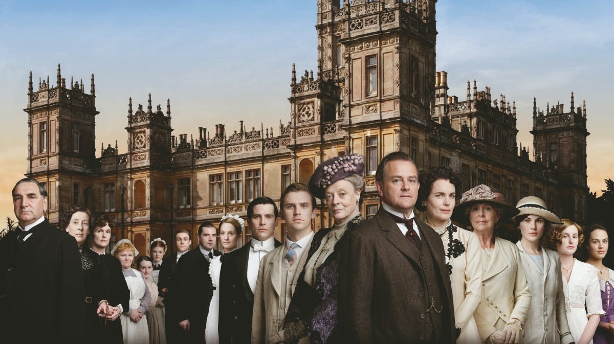 Highclere Castle bag karaktererne fra "Downton Abbey".