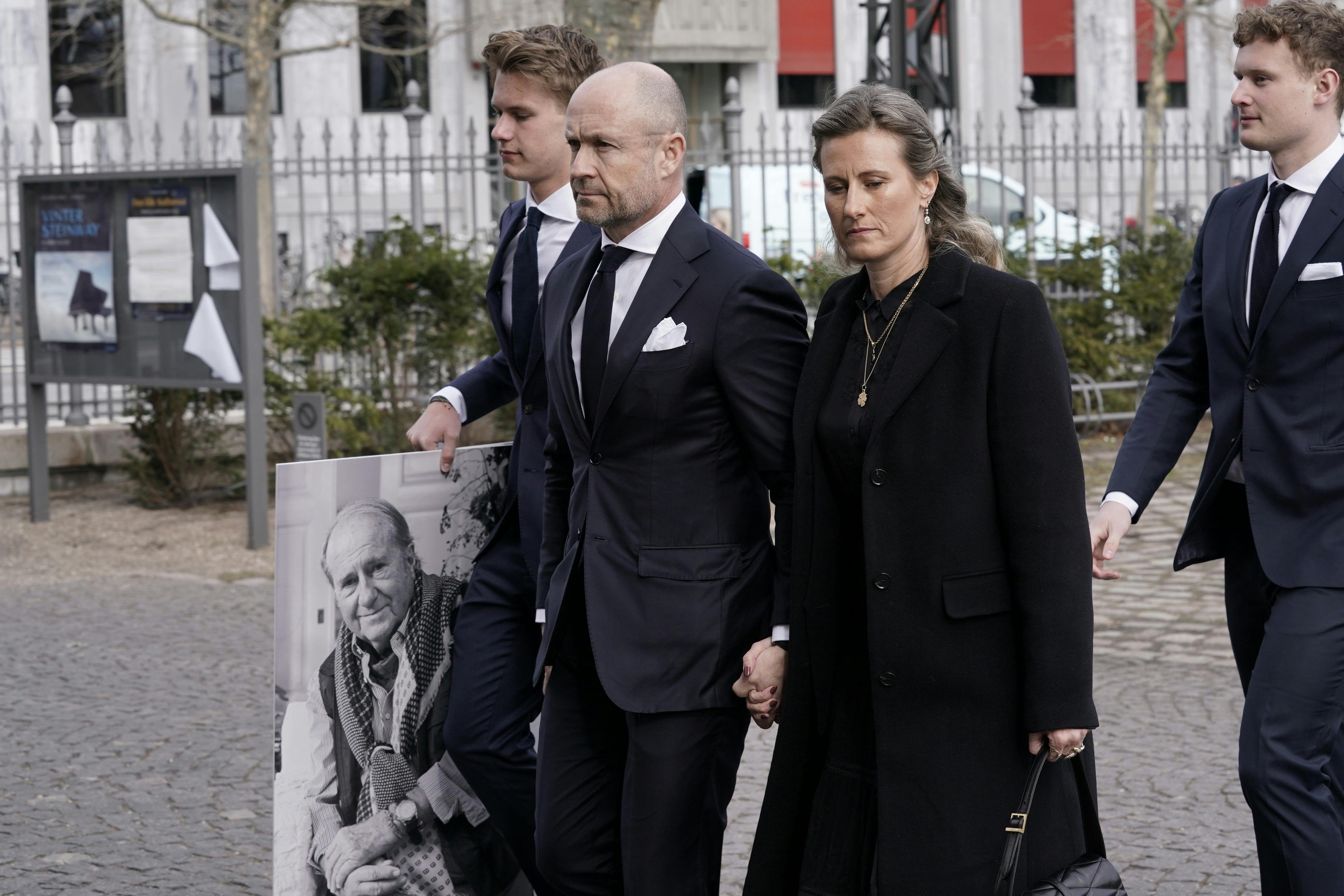 Erik og Margits datter Julie med familie. 