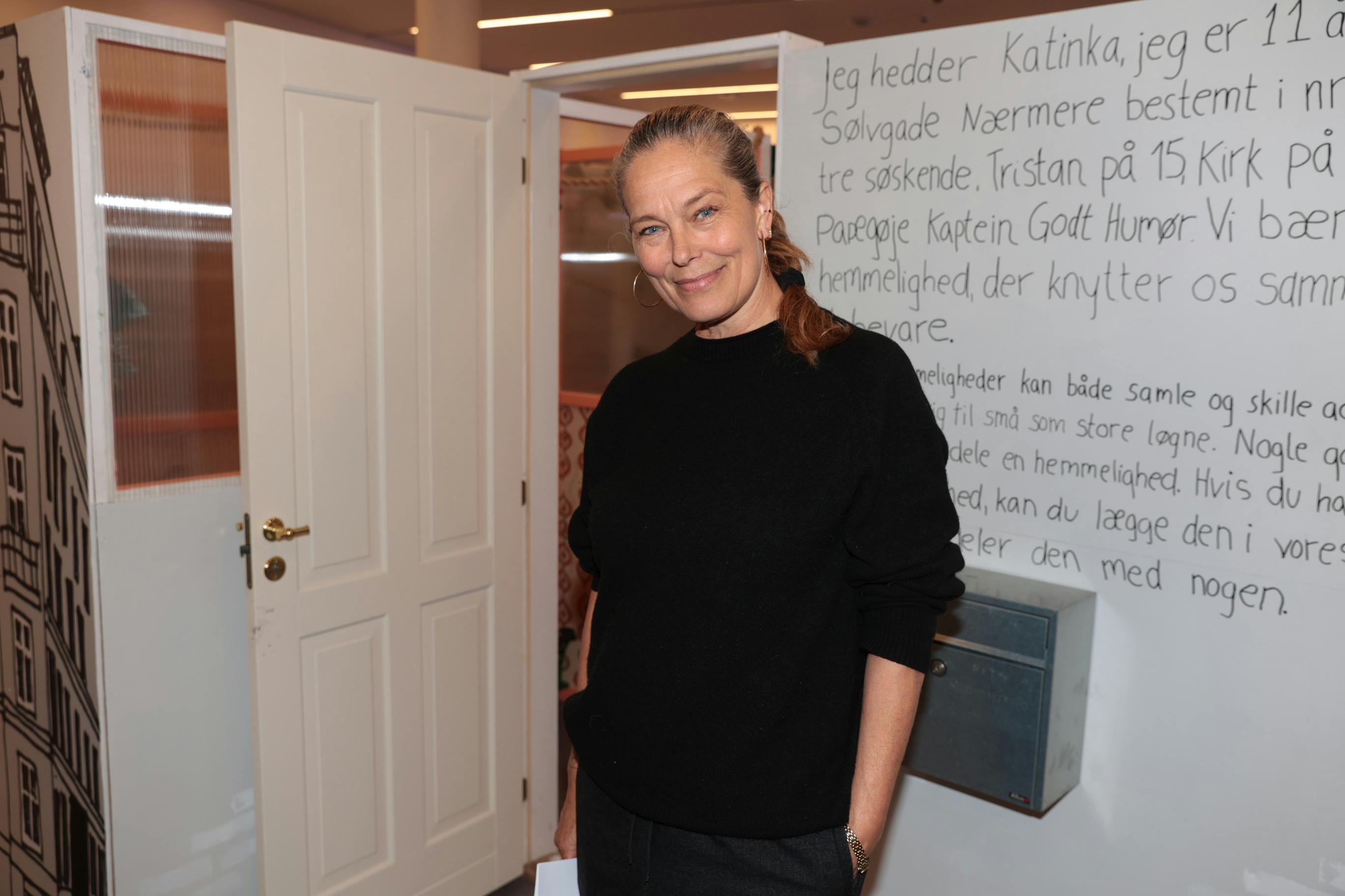 Renée Toft Simonsen på Frederiksberg Bibliotek. 