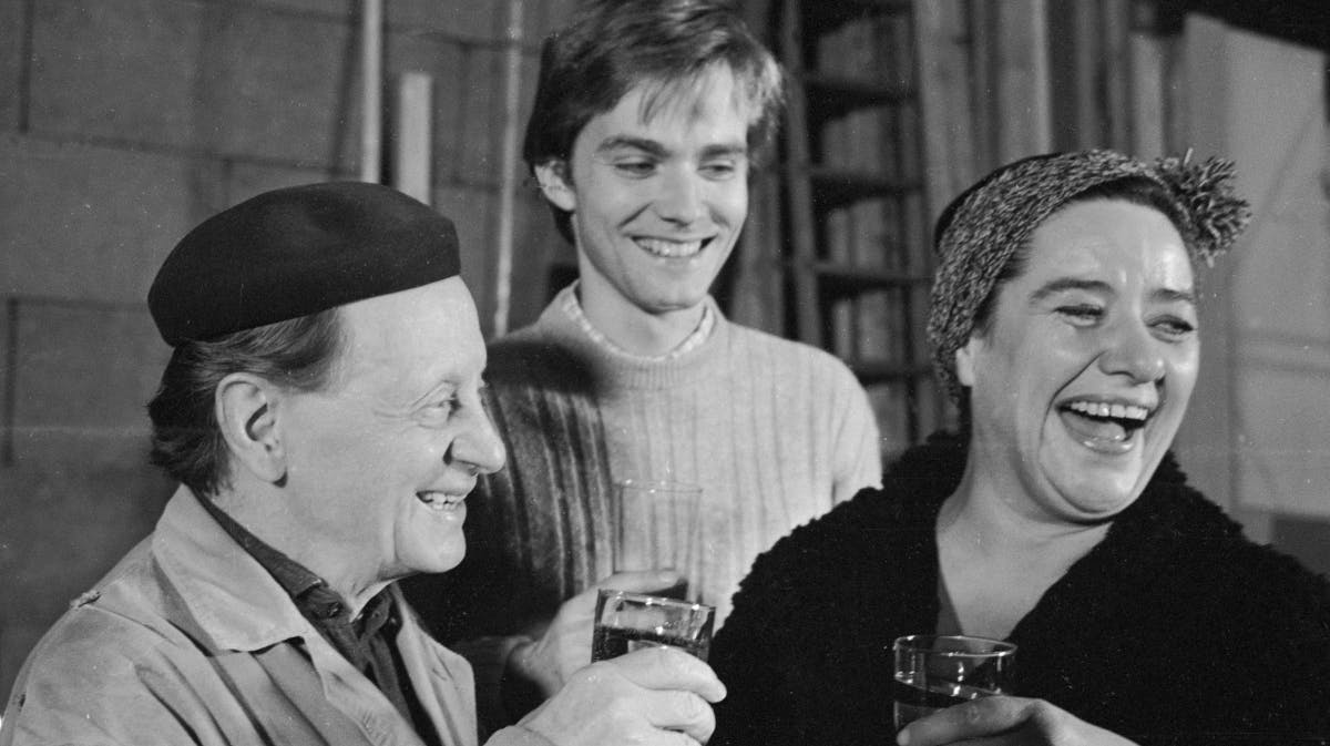 Arthur Jensen, Finn Storgaard og Bodil Udsen fra "Huset på Christianshavn". 