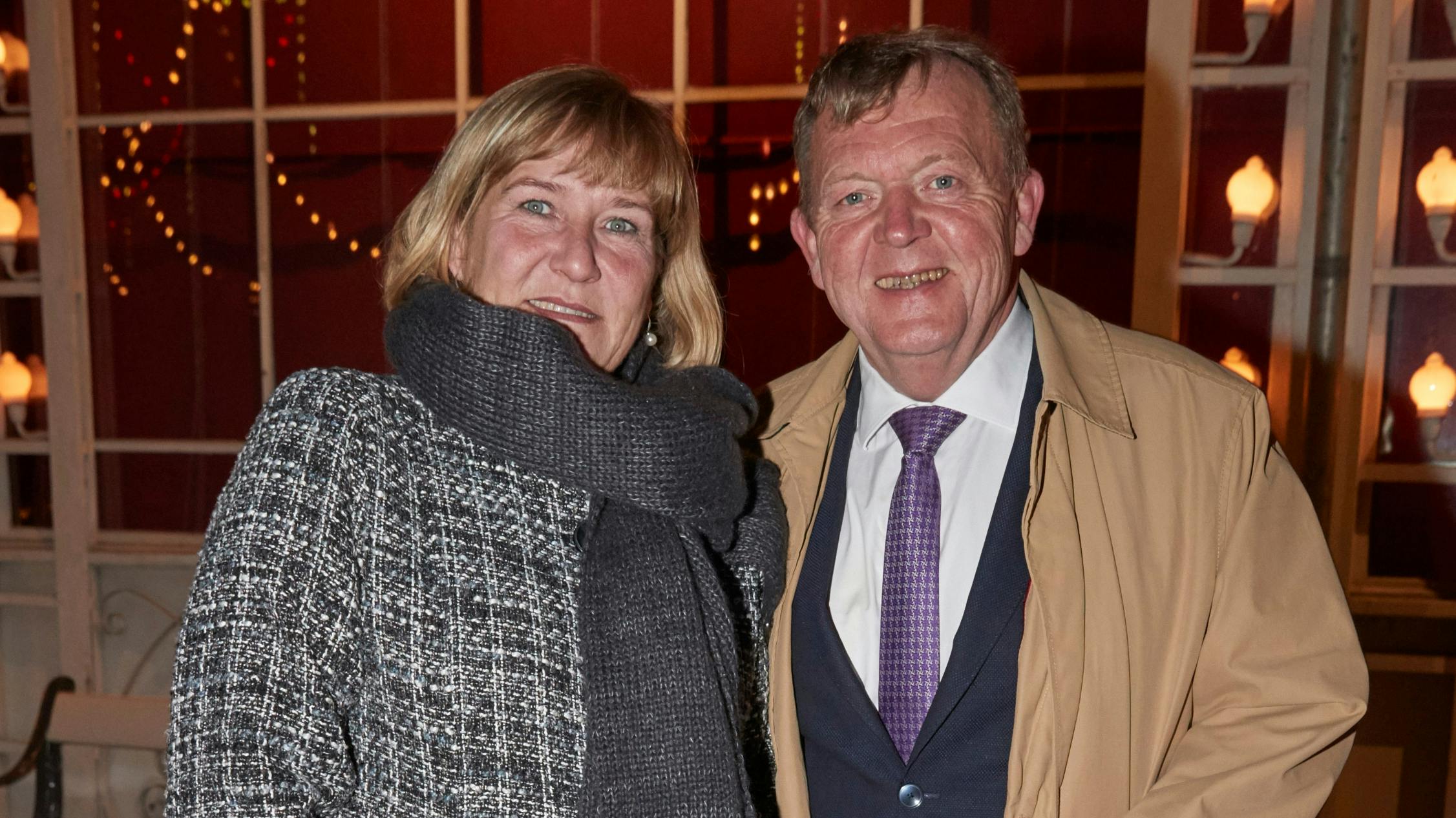 Lars og Sólrun Løkke Rasmussen.