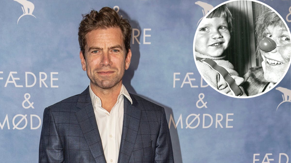 Nikolaj Lie Kaas besøgte som 2-årig sin far på arbejde i Cirkusrevyen. 