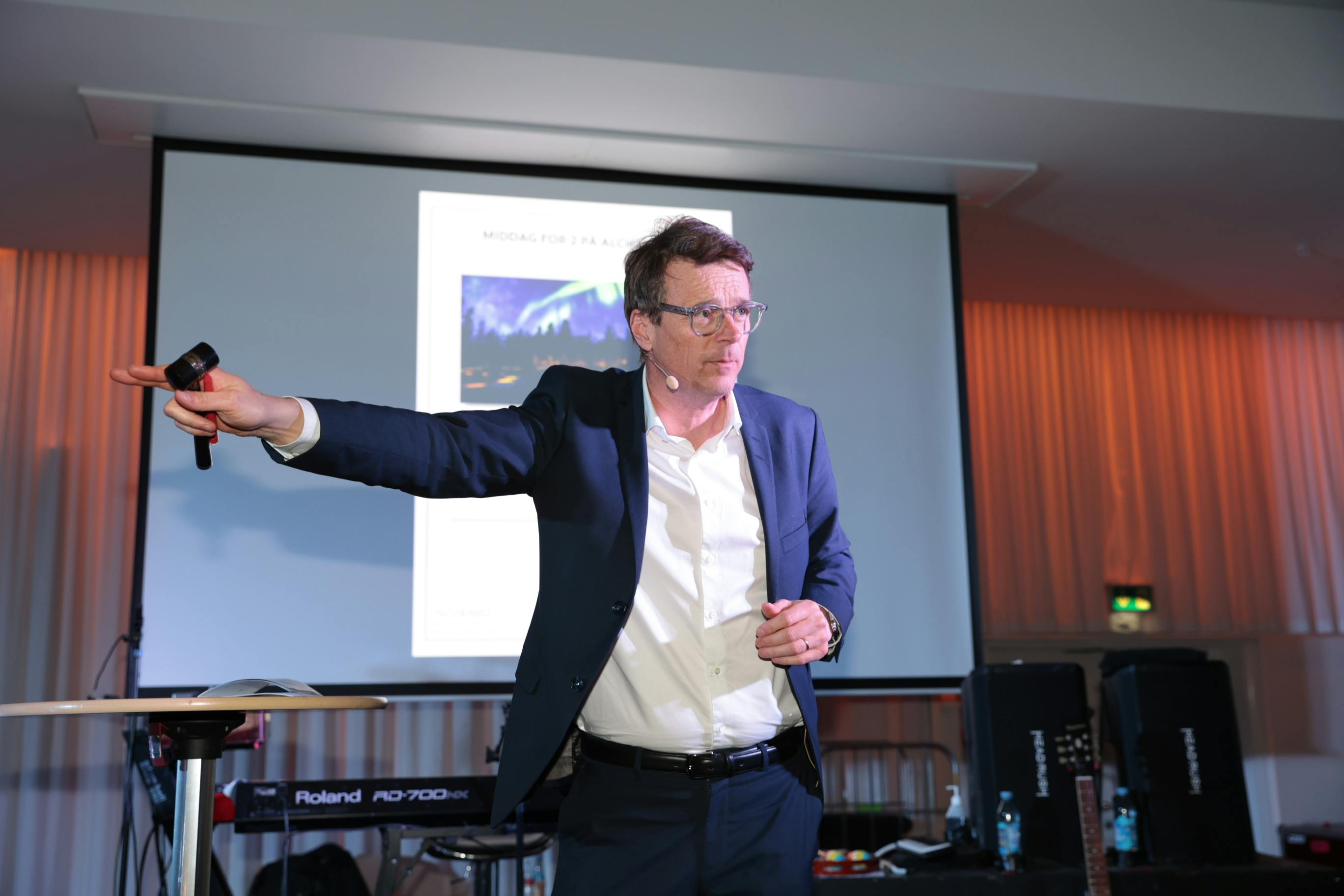 Frederik Bruun Rasmussen under LøkkenFondens fødselsdagsfest.&nbsp;
