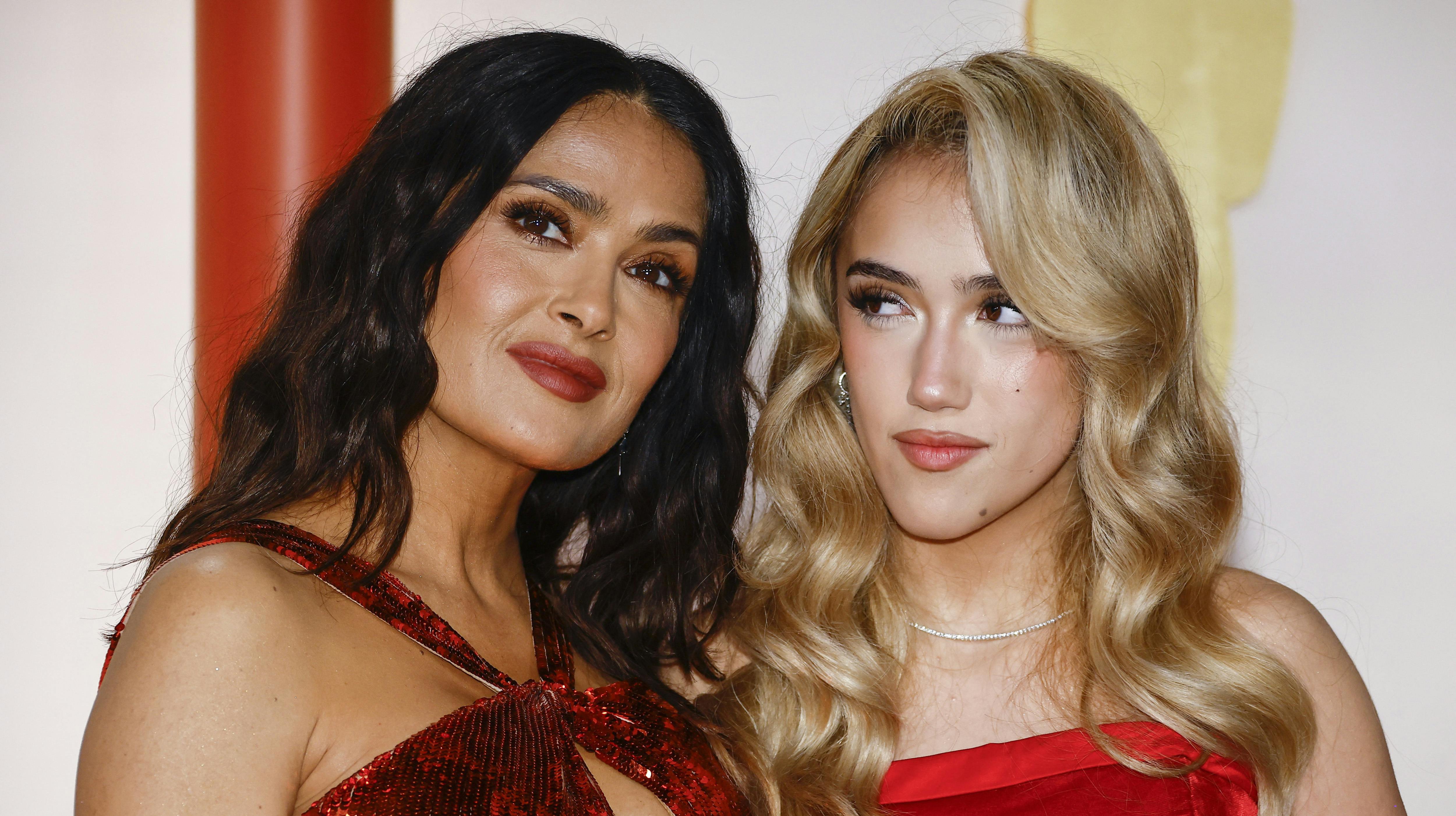 Salma Hayek og Valentina Paloma Pinault.