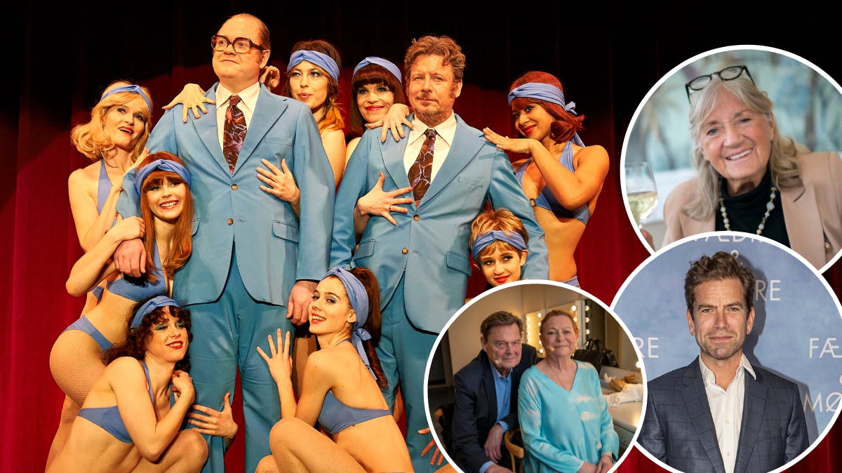 Flere kendte danskere har hjulpet til med tilblivelsen af TV 2-serien "Dansegarderoben". 