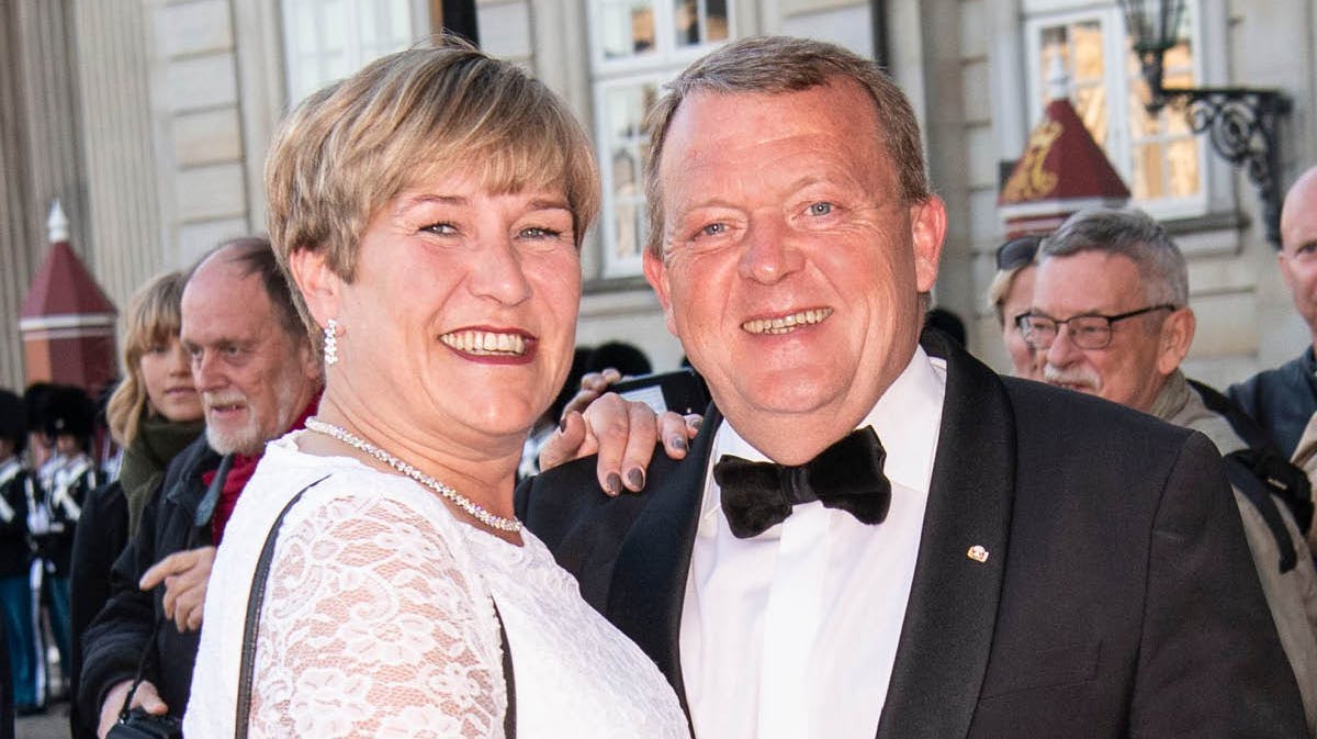 Sólrun og Lars Løkke Rasmussen.