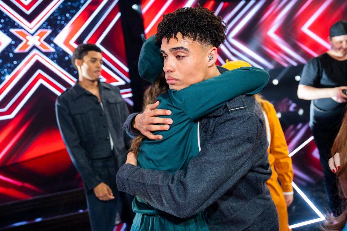 Samuel var tydeligt berørt efter Claras "X Factor"-exit. 