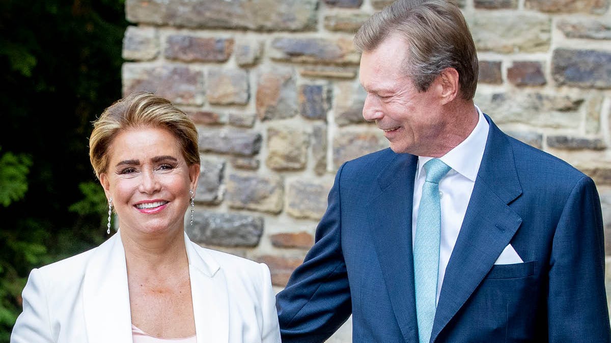 Storhertuginde Maria Teresa og storhertug Henri.