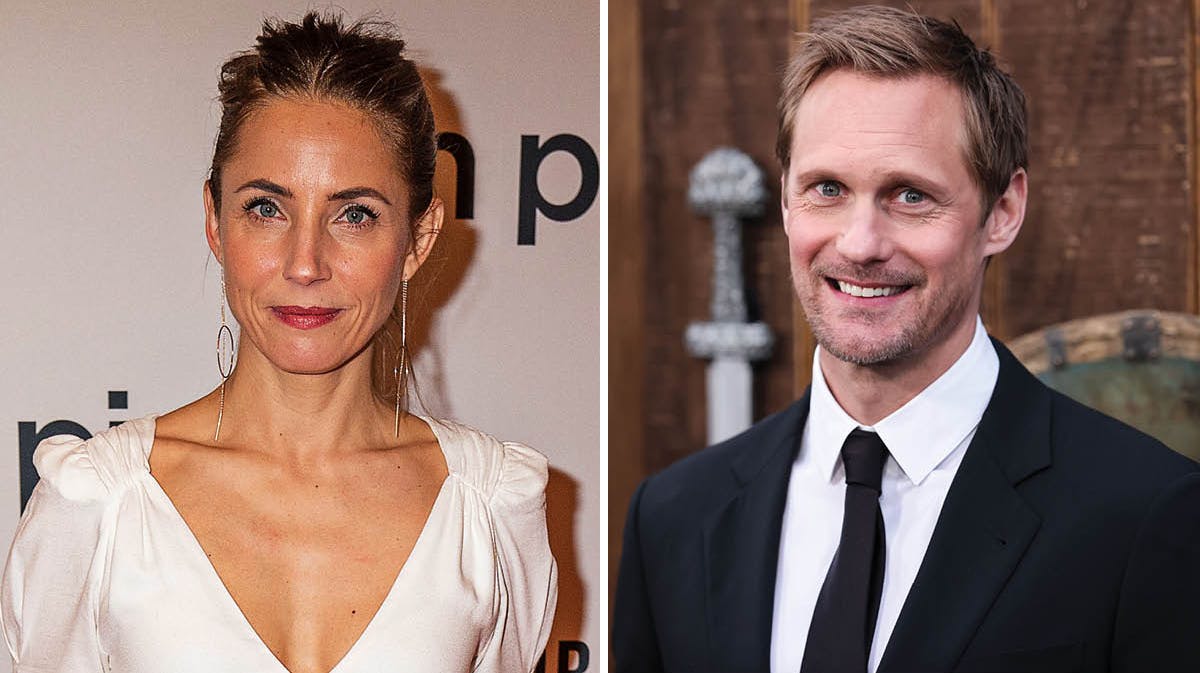 Tuva Novotny og Alexander Skarsgård.